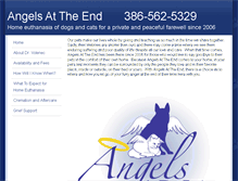 Tablet Screenshot of angelsattheend.com